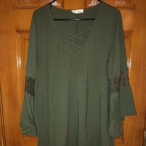 Army green dress